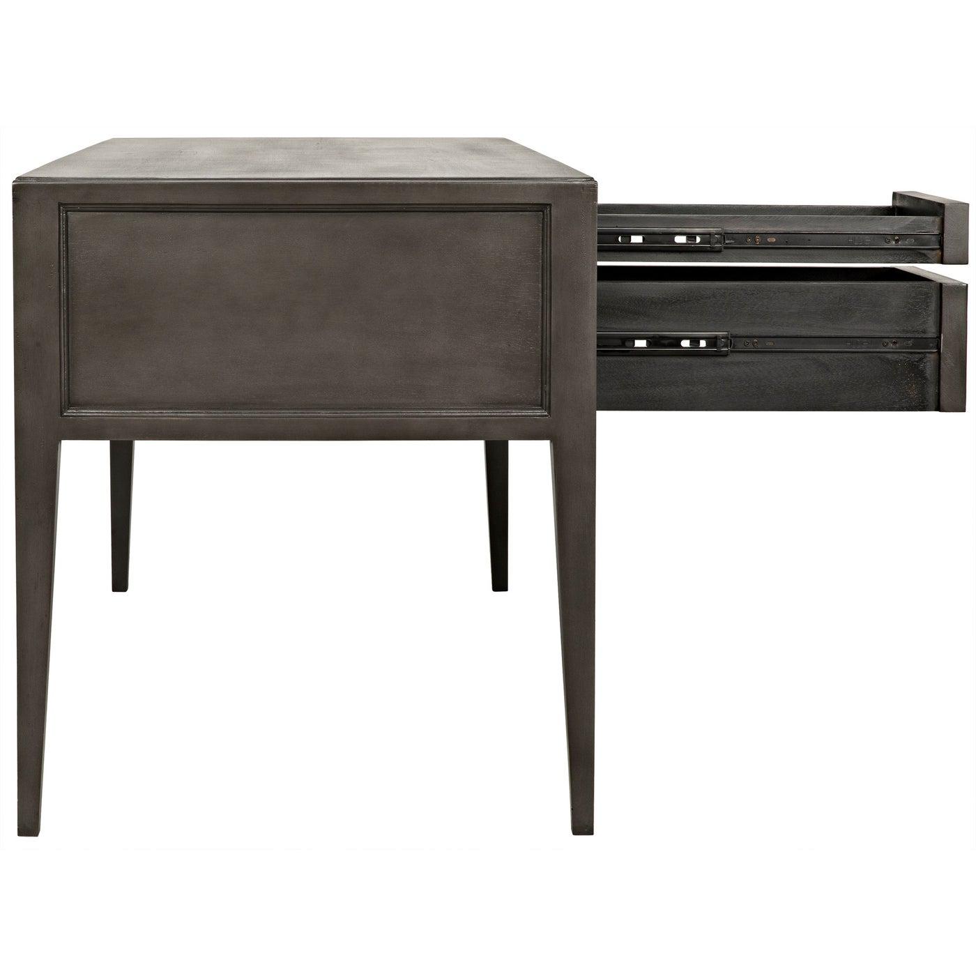 Noir Africa Desk, Pale-Noir Furniture-Blue Hand Home