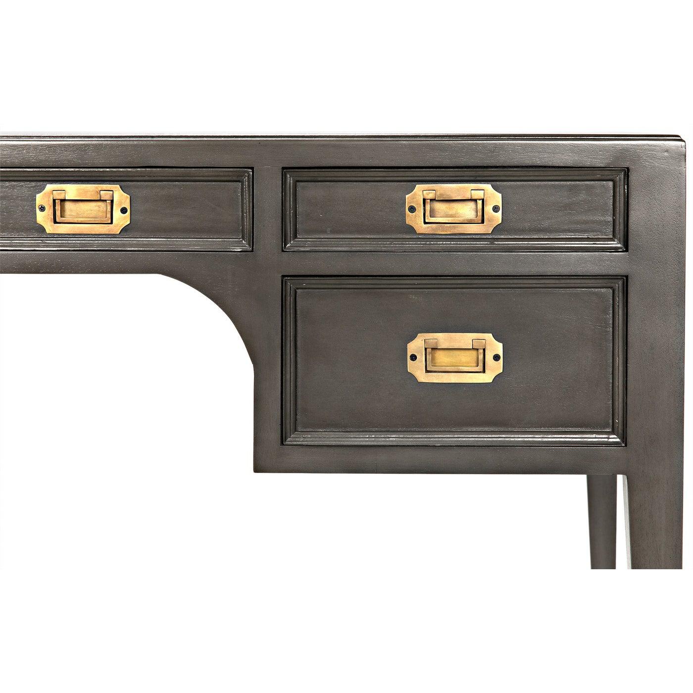 Noir Africa Desk, Pale-Noir Furniture-Blue Hand Home