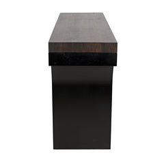 Noir Truss Desk, Ebony Walnut with Steel Legs-Noir Furniture-Blue Hand Home