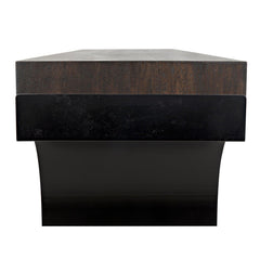 Noir Truss Desk, Ebony Walnut with Steel Legs-Noir Furniture-Blue Hand Home