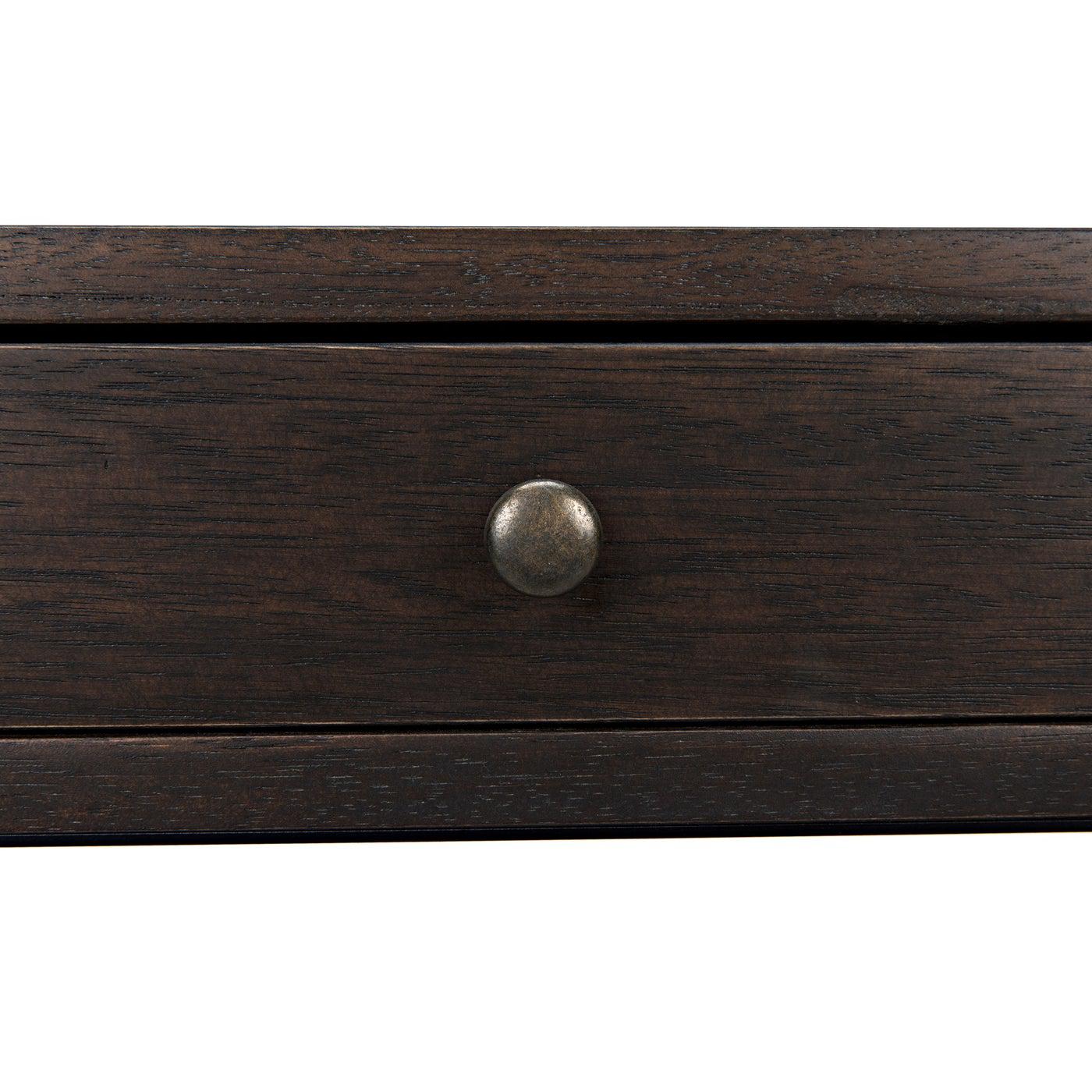 Noir Truss Desk, Ebony Walnut with Steel Legs-Noir Furniture-Blue Hand Home