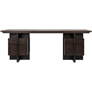 Noir Bridge Desk, Ebony Walnut-Noir Furniture-Blue Hand Home