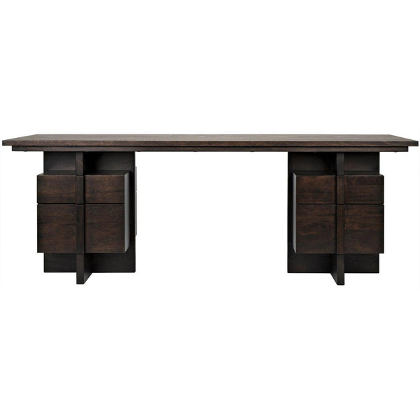 Noir Bridge Desk, Ebony Walnut-Noir Furniture-Blue Hand Home