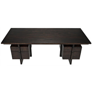 Noir Bridge Desk, Ebony Walnut-Noir Furniture-Blue Hand Home