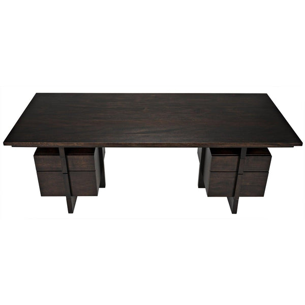 Noir Bridge Desk, Ebony Walnut-Noir Furniture-Blue Hand Home