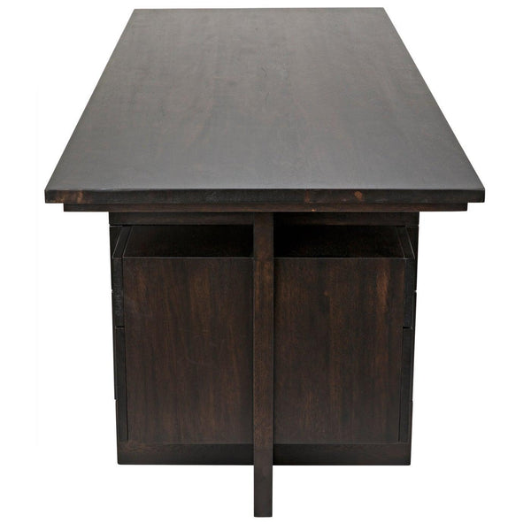 Noir Bridge Desk, Ebony Walnut-Noir Furniture-Blue Hand Home
