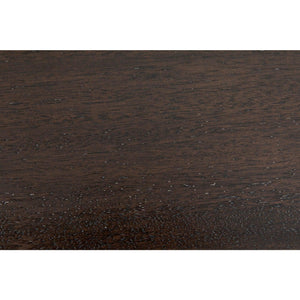Noir Frank Desk, Ebony Walnut with Steel-Noir Furniture-Blue Hand Home