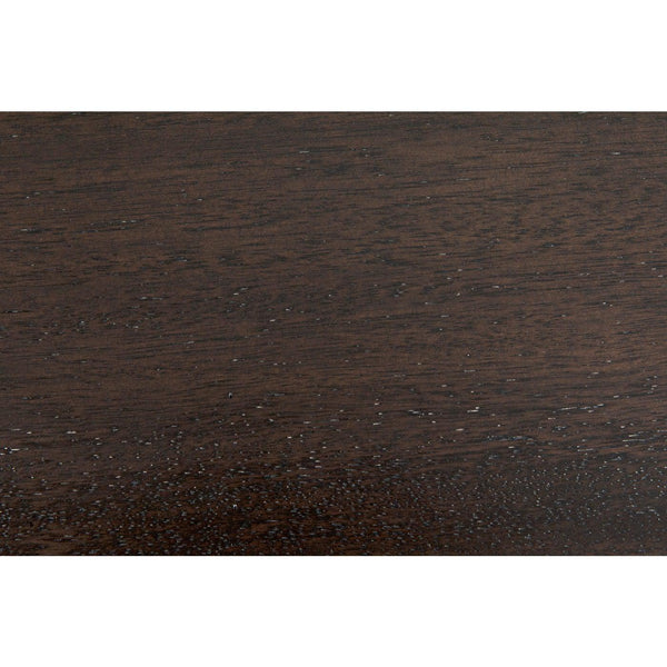 Noir Frank Desk, Ebony Walnut with Steel-Noir Furniture-Blue Hand Home