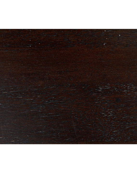 Voltes Desk, Ebony Walnut with Black Steel