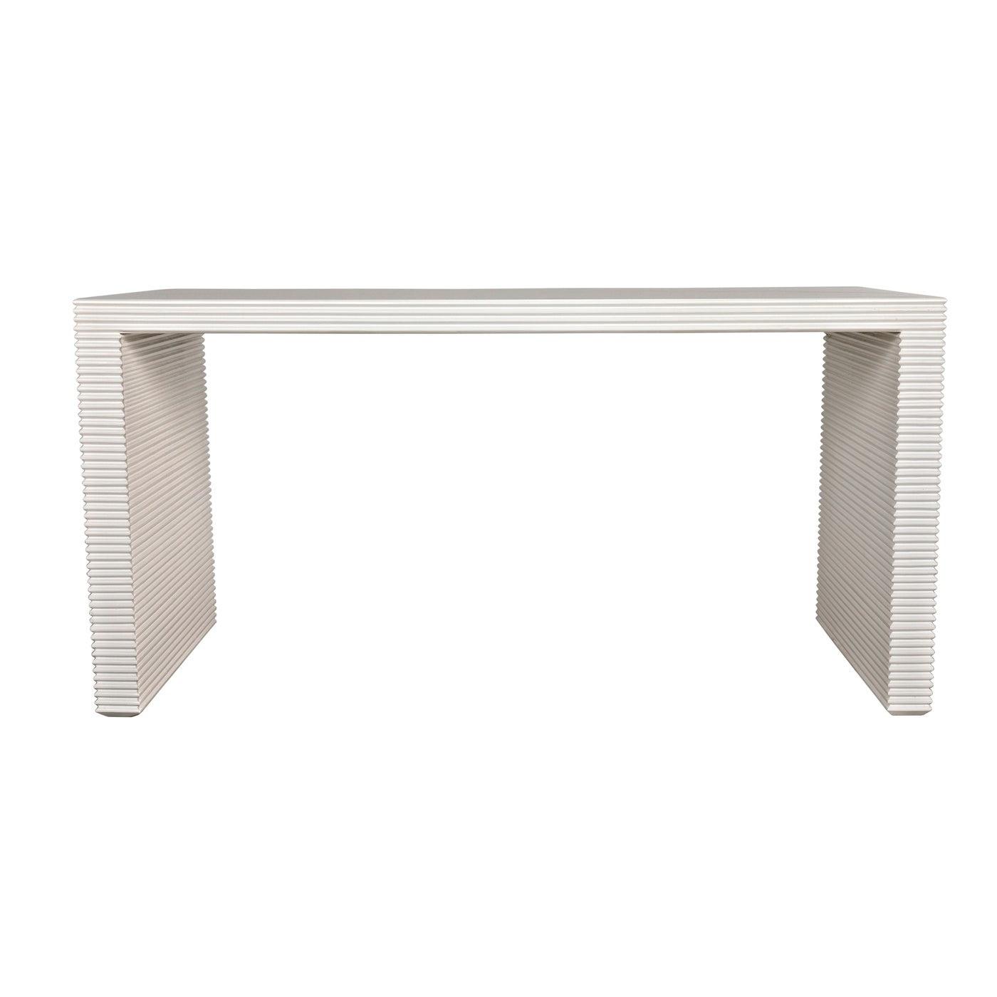 Noir Manhattan Desk, Solid White-Noir Furniture-Blue Hand Home