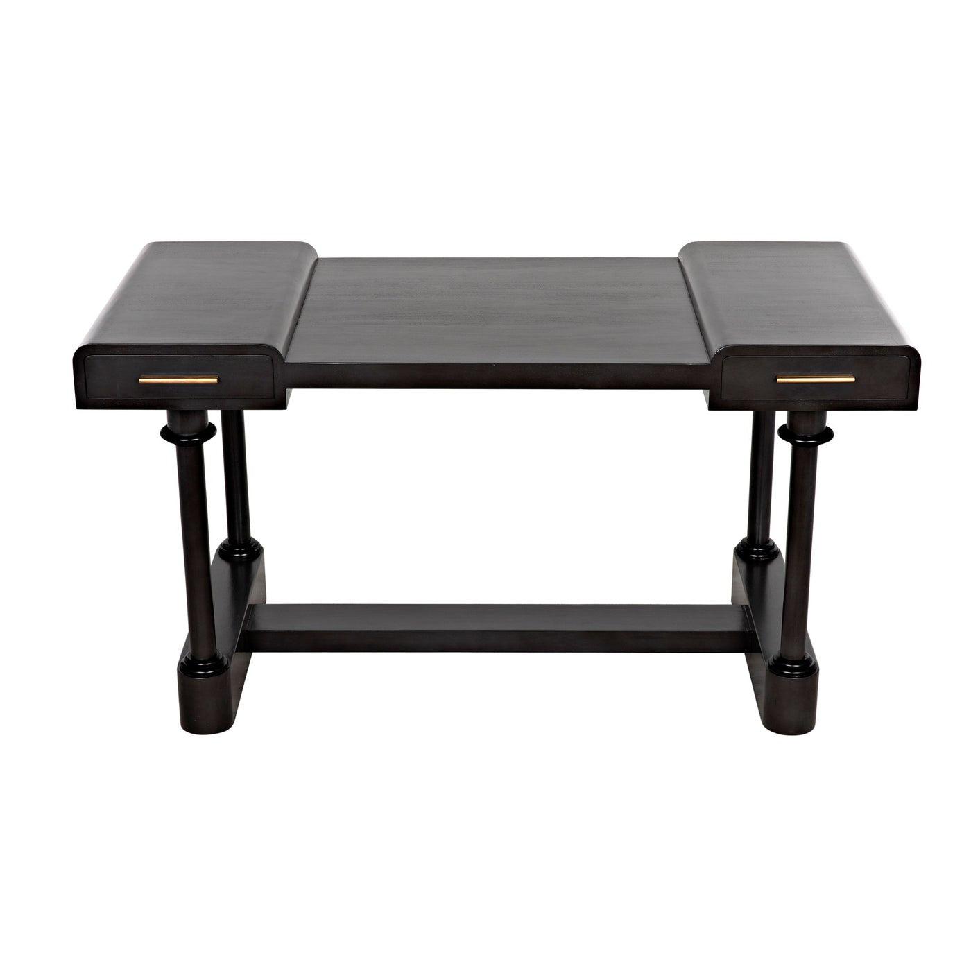 Noir Locarno Desk, Pale-Noir Furniture-Blue Hand Home