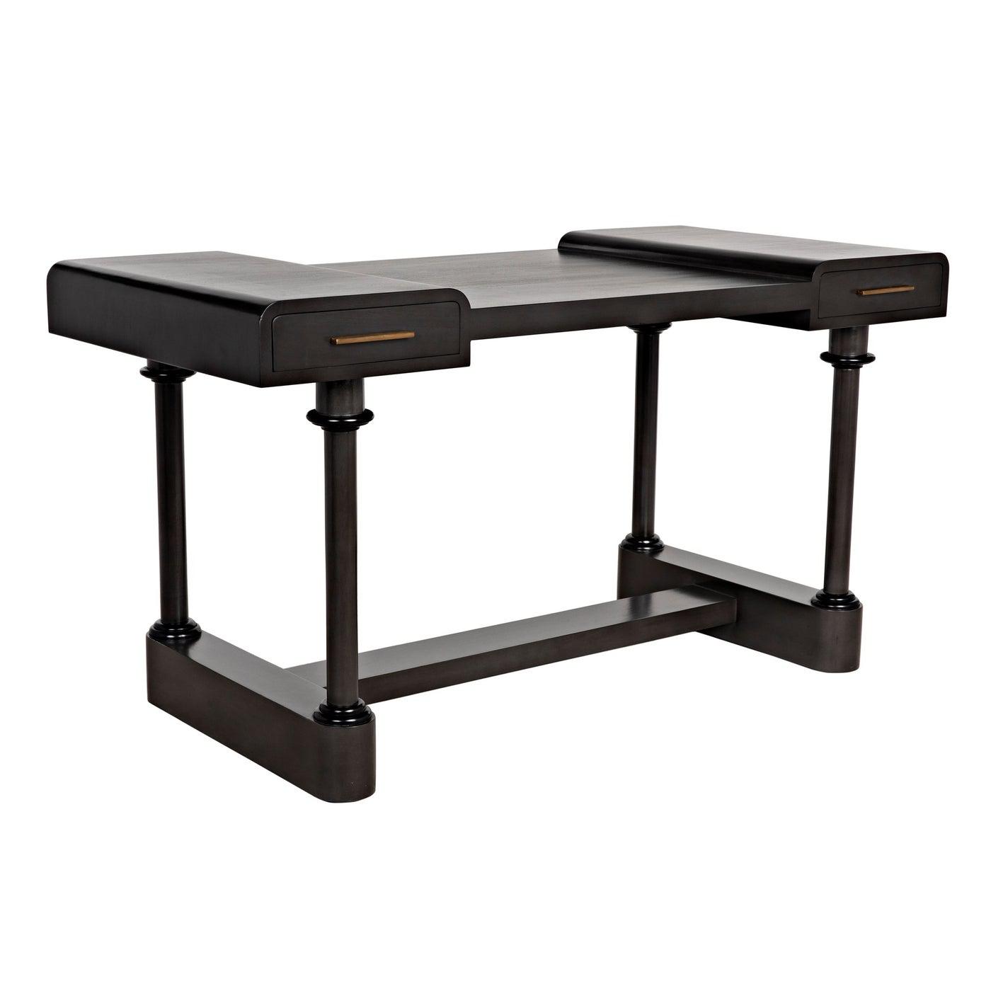 Noir Locarno Desk, Pale-Noir Furniture-Blue Hand Home