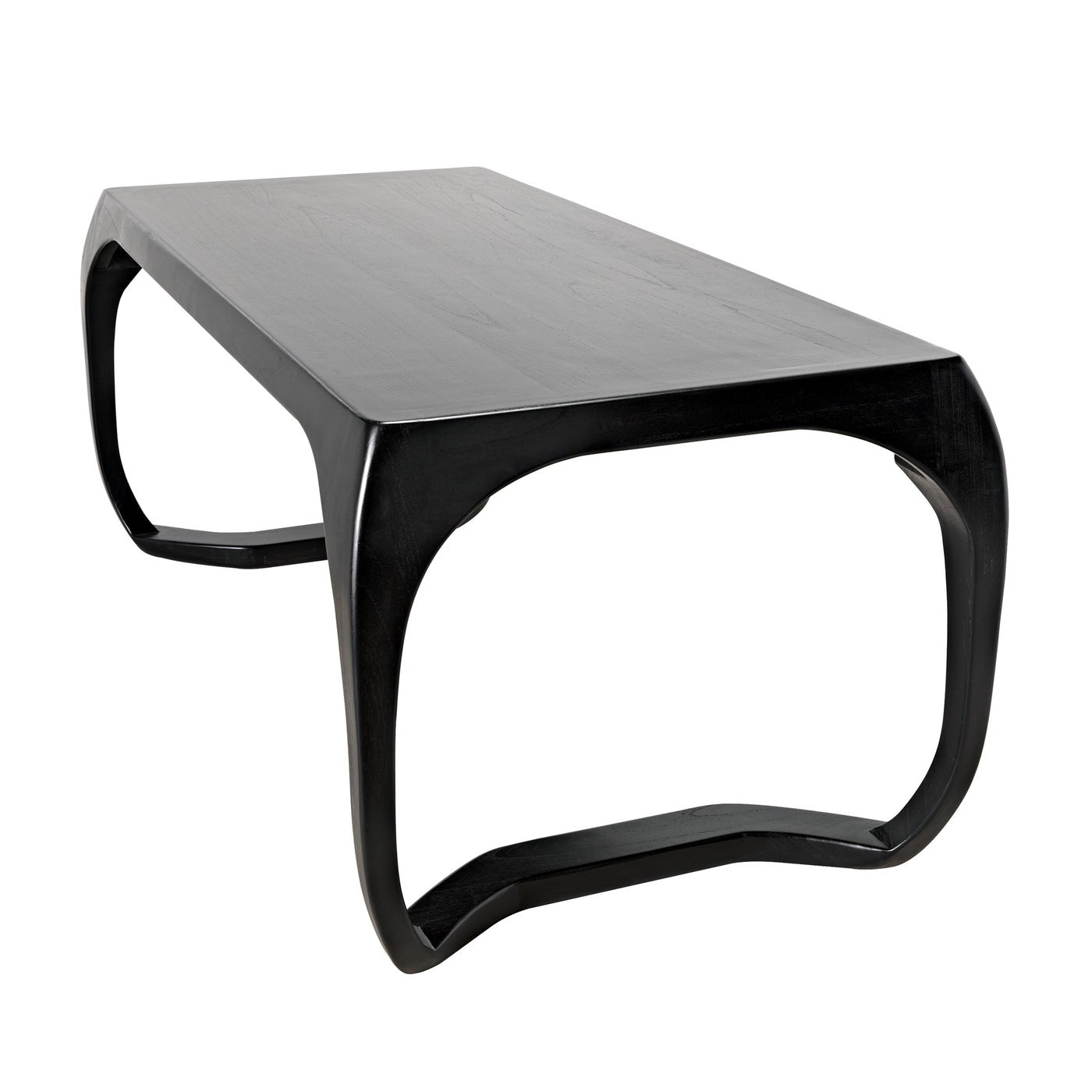 Noir Lola Desk, Hand Rubbed Black-Noir Furniture-Blue Hand Home