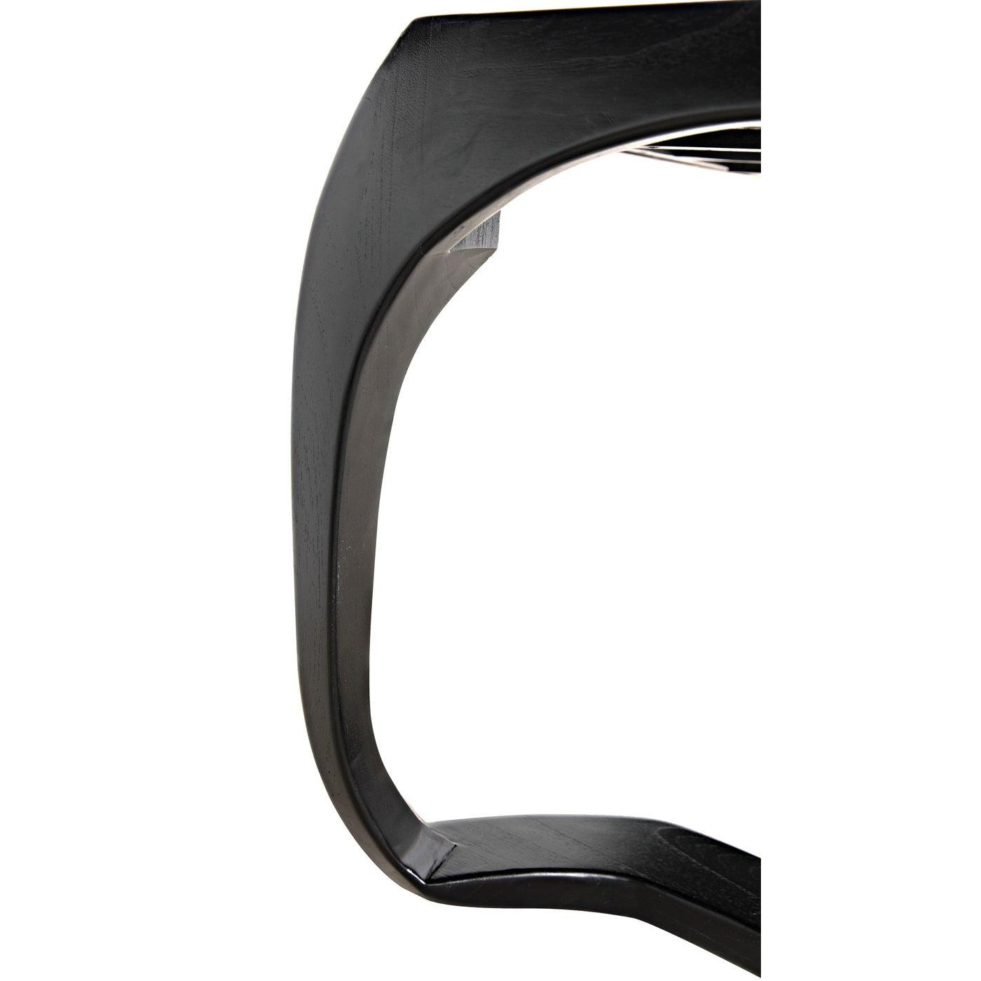 Noir Lola Desk, Hand Rubbed Black-Noir Furniture-Blue Hand Home