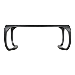 Noir Lola Desk, Hand Rubbed Black-Noir Furniture-Blue Hand Home