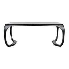 Noir Lola Desk, Hand Rubbed Black-Noir Furniture-Blue Hand Home