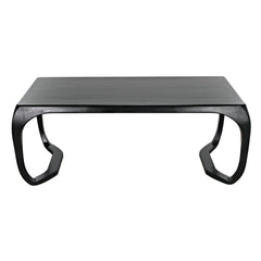Noir Lola Desk, Hand Rubbed Black-Noir Furniture-Blue Hand Home