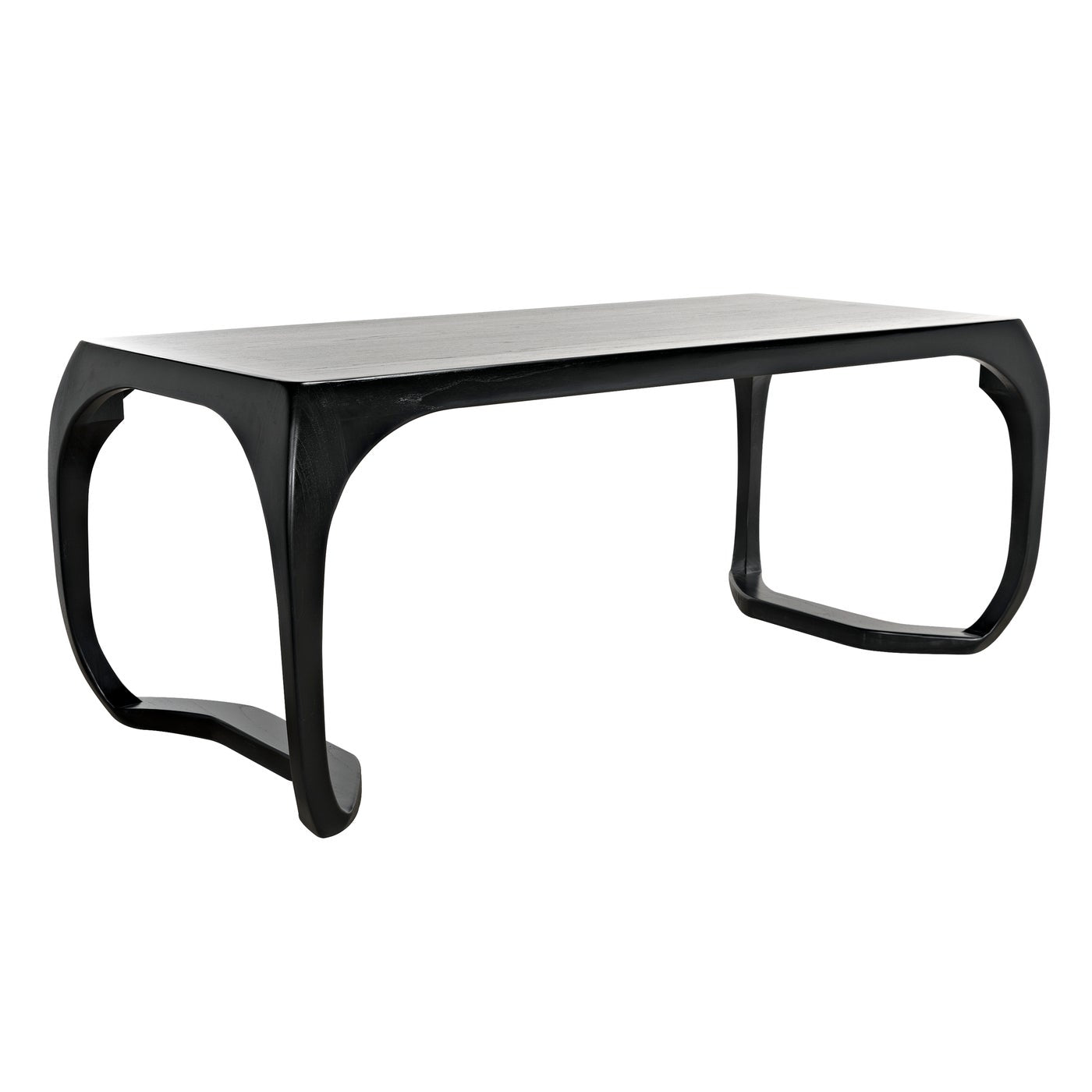 Noir Lola Desk, Hand Rubbed Black-Noir Furniture-Blue Hand Home