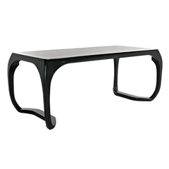Noir Lola Desk, Hand Rubbed Black-Noir Furniture-Blue Hand Home