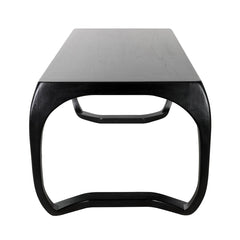 Noir Lola Desk, Hand Rubbed Black-Noir Furniture-Blue Hand Home