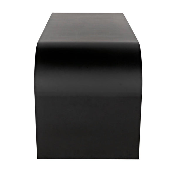 Noir Maximus Desk, Black Metal-Noir Furniture-Blue Hand Home