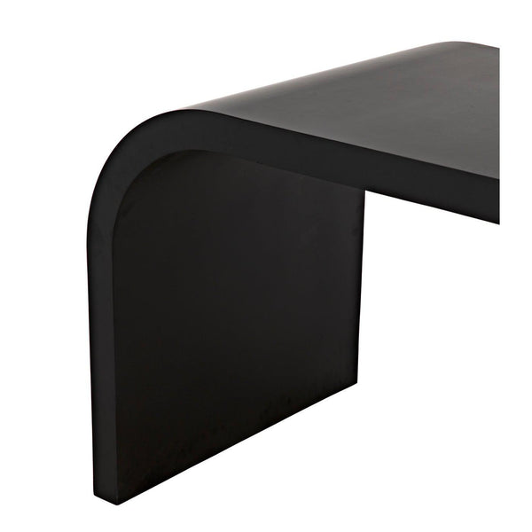 Noir Maximus Desk, Black Metal-Noir Furniture-Blue Hand Home