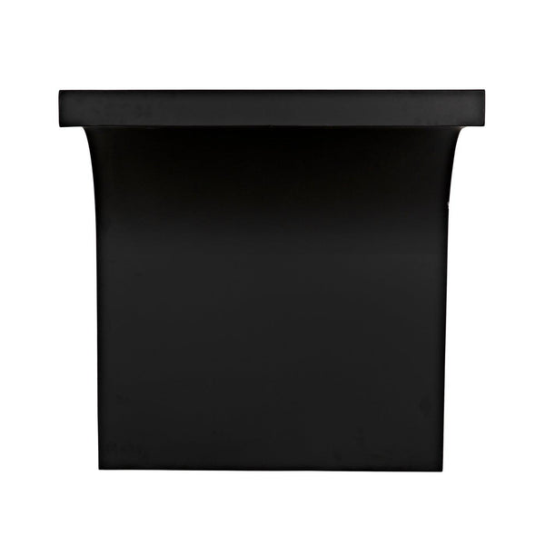 Noir Maximus Desk, Black Metal-Noir Furniture-Blue Hand Home