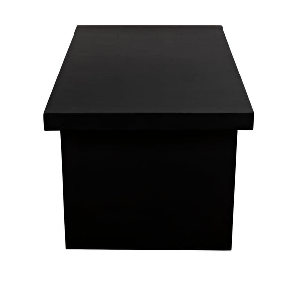 Noir Maximus Desk, Black Metal-Noir Furniture-Blue Hand Home