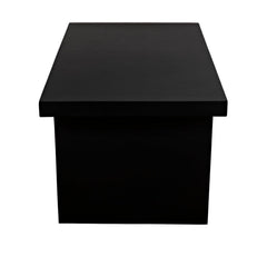 Noir Maximus Desk, Black Metal-Noir Furniture-Blue Hand Home