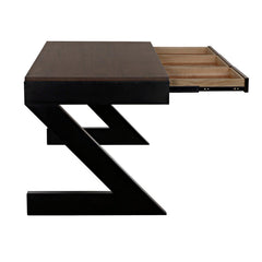 Z Desk, Metal with Dark Walnut