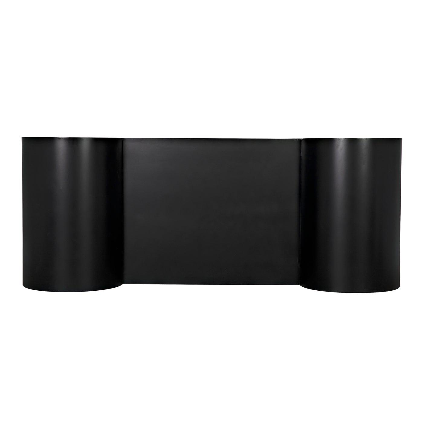 Concierge Desk, Black Steel