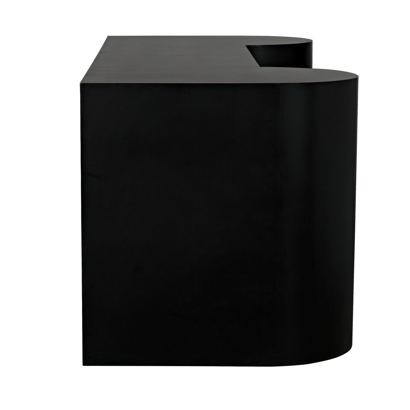 Concierge Desk, Black Steel