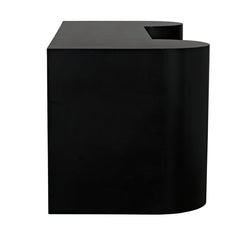 Concierge Desk, Black Steel
