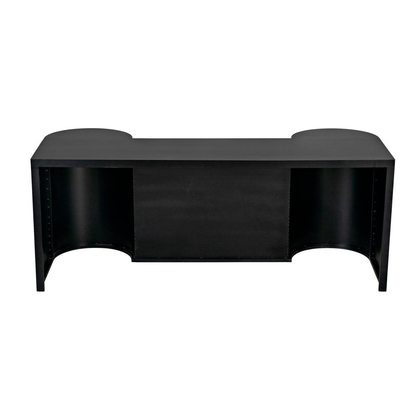 Concierge Desk, Black Steel