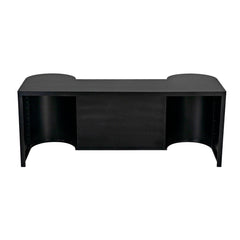 Concierge Desk, Black Steel