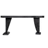 Zigmund Desk, Cinder Black-Noir Furniture-Blue Hand Home