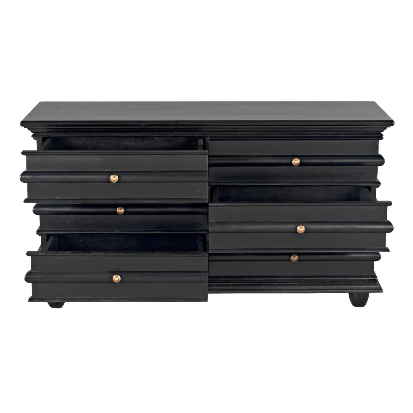 Ascona Chest, Hand Rubbed Black