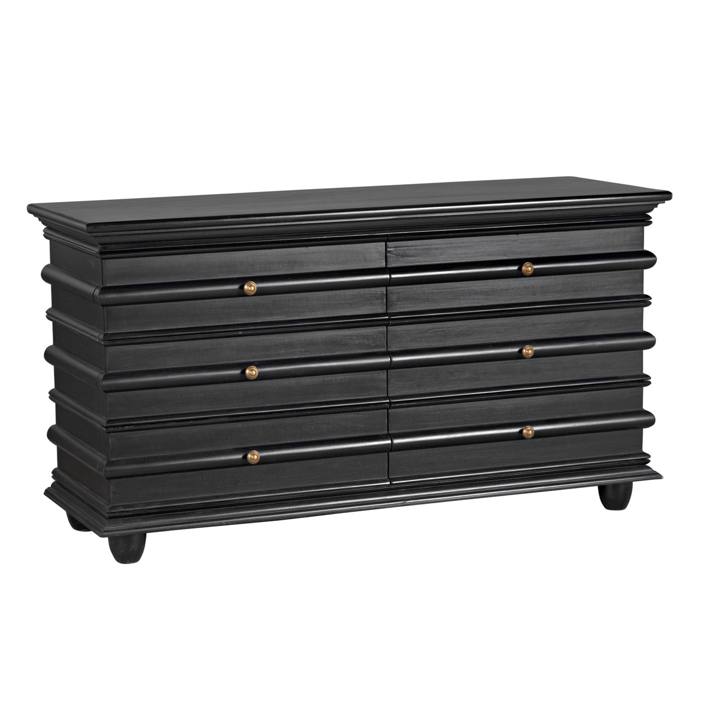 Ascona Chest, Hand Rubbed Black