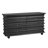 Ascona Chest, Hand Rubbed Black-Noir Furniture-Blue Hand Home