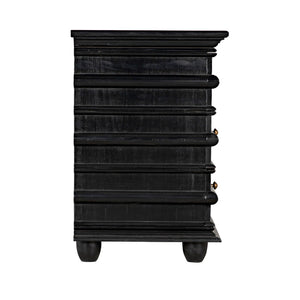 Ascona Chest, Hand Rubbed Black-Noir Furniture-Blue Hand Home