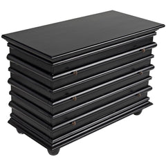 Ascona Small Chest, Hand Rubbed Black