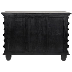 Ascona Small Chest, Hand Rubbed Black