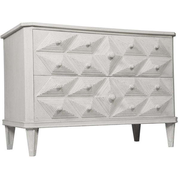 Noir Giza Dresser, White Weathered-Noir Furniture-Blue Hand Home