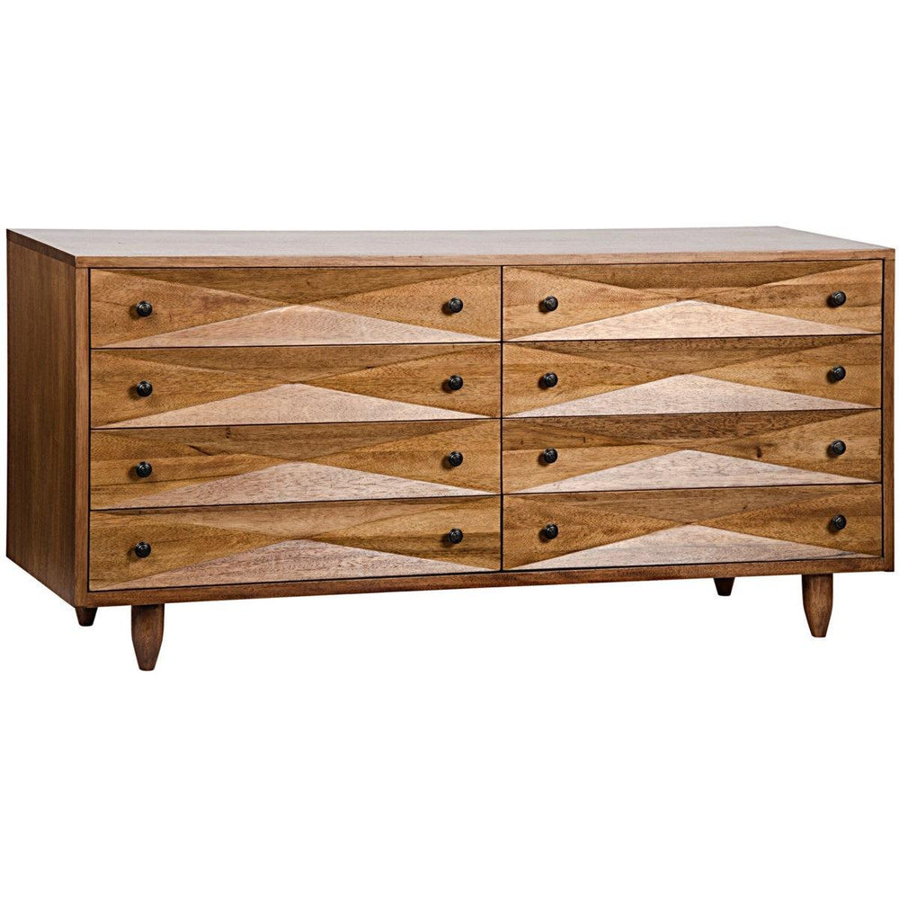 Noir Furniture Diamond Double Chest-Noir Furniture-Blue Hand Home