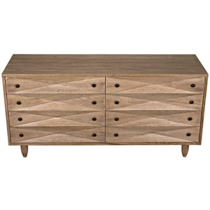 Noir Furniture Diamond Double Chest, Washed Walnut-Noir Furniture-Blue Hand Home