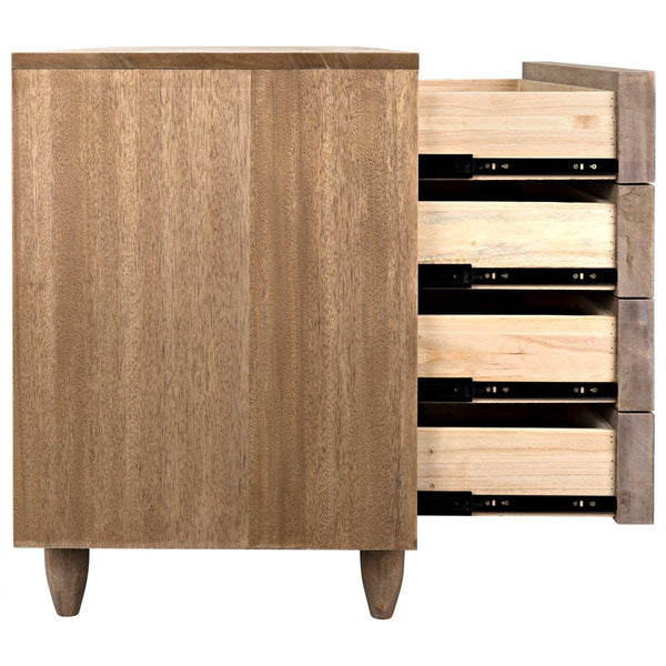 Noir Furniture Diamond Double Chest, Washed Walnut-Noir Furniture-Blue Hand Home
