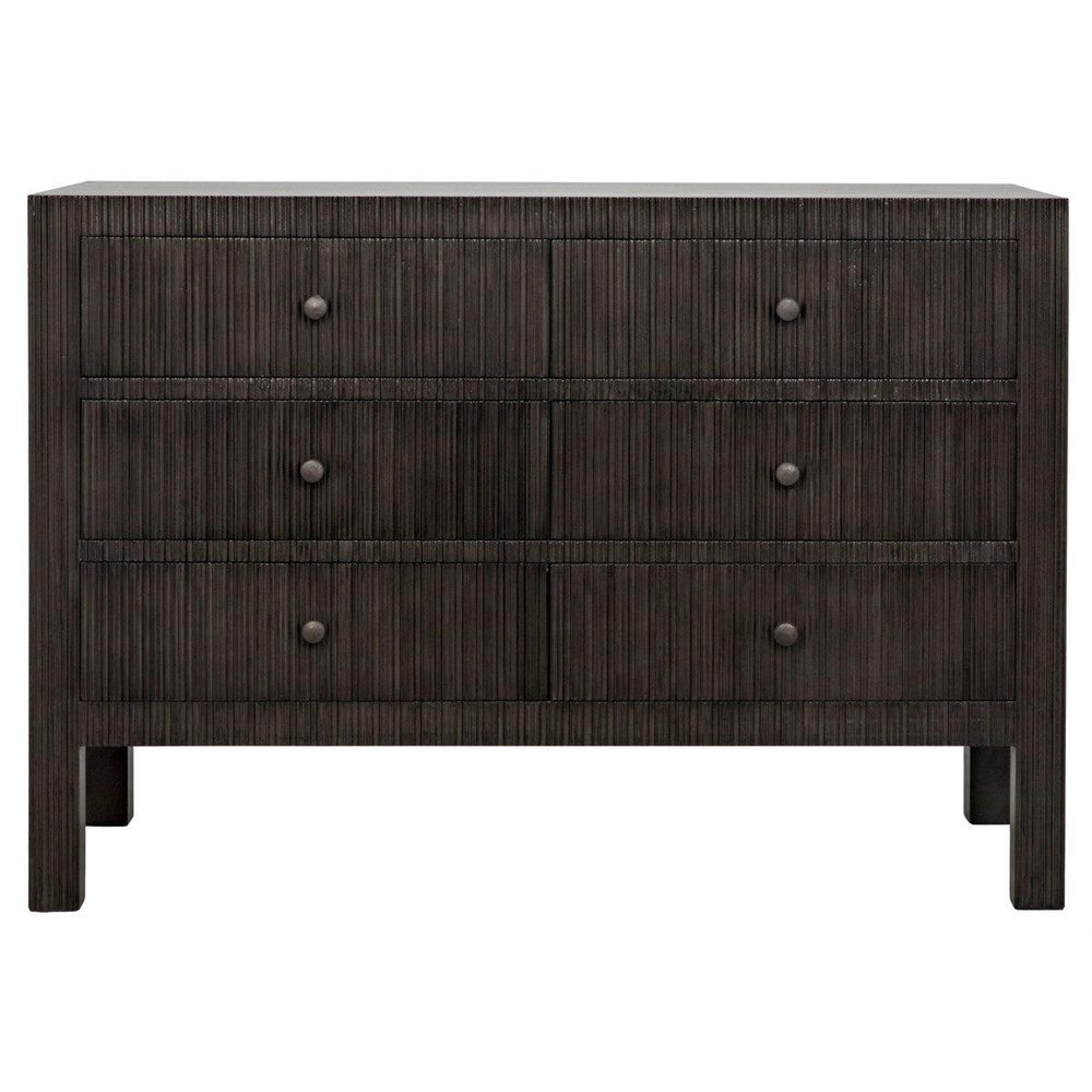 Noir Furniture Conrad 6 Drawer Dresser, Pale-Noir Furniture-Blue Hand Home