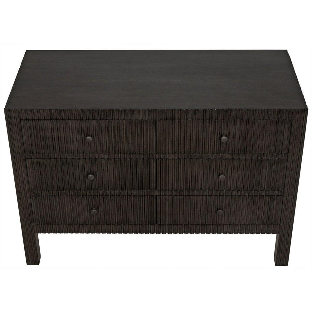Noir Furniture Conrad 6 Drawer Dresser, Pale-Noir Furniture-Blue Hand Home