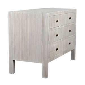 Conrad 6 Drawer Dresser, White Wash-Noir Furniture-Blue Hand Home