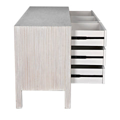 Conrad 9 Drawer Dresser, White Wash